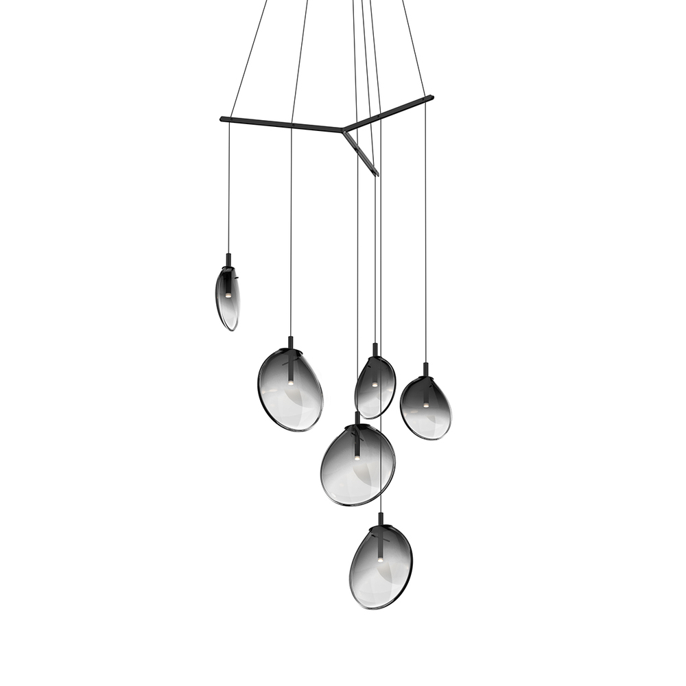 6-Light Tri-Spreader LED Pendant