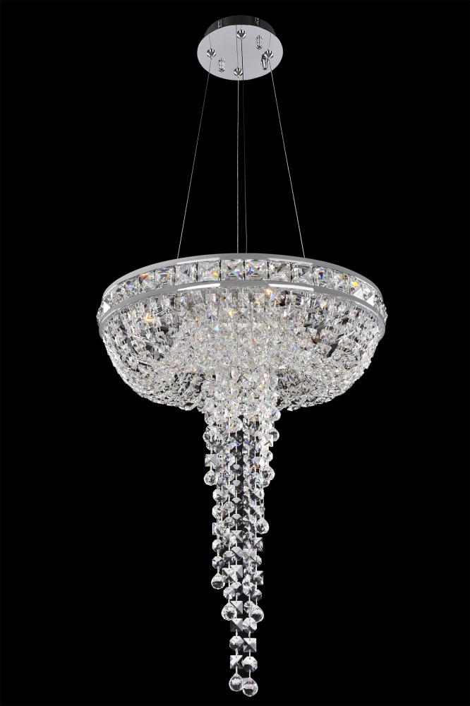 Cascata 18 Inch Convertible Pendant - Flush Mount