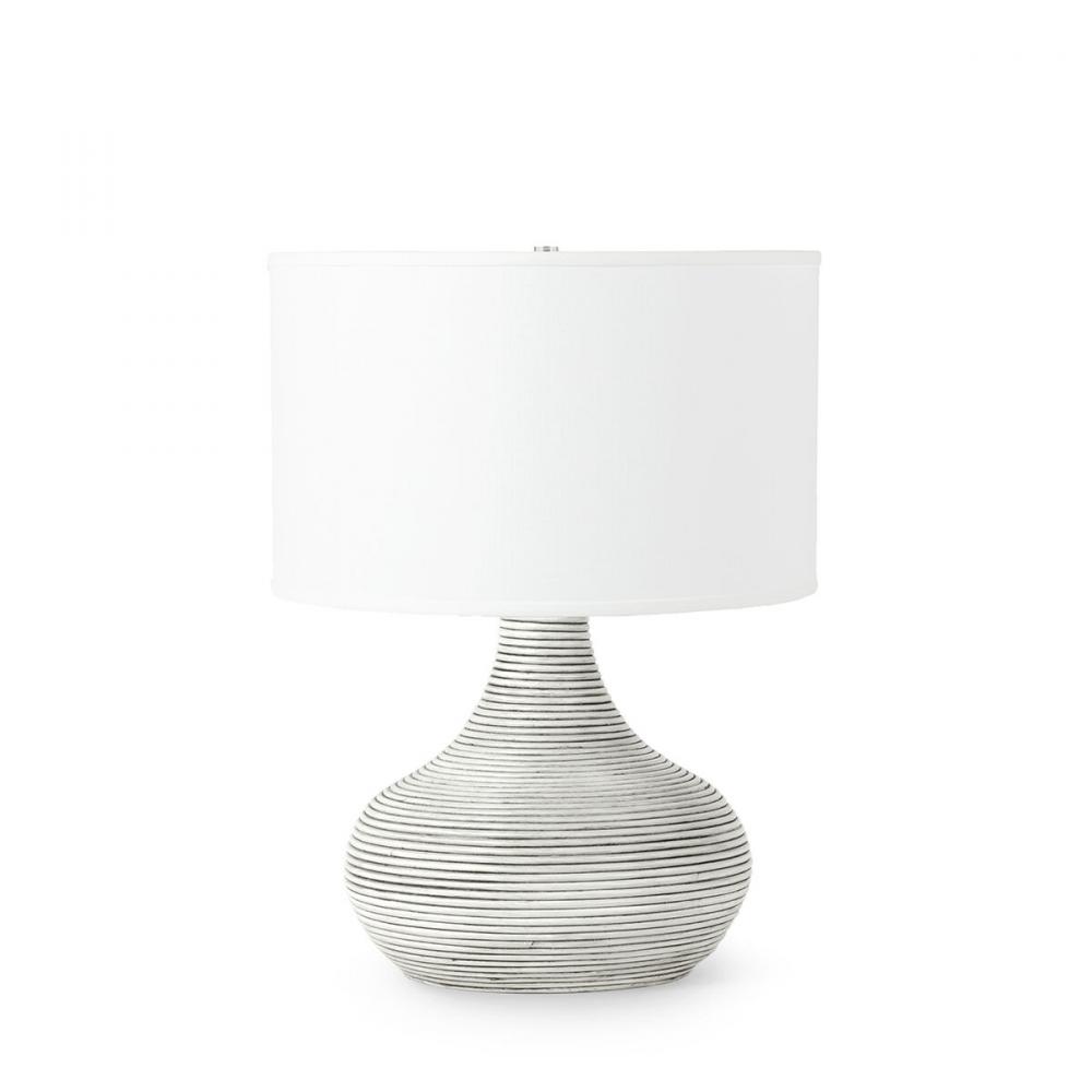 Hewitt Table Lamp Short Whitewash