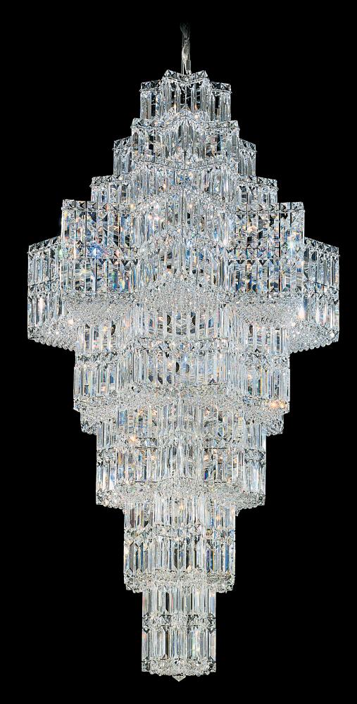 Equinoxe 63 Light 120V Pendant in Aurelia with Optic Crystal