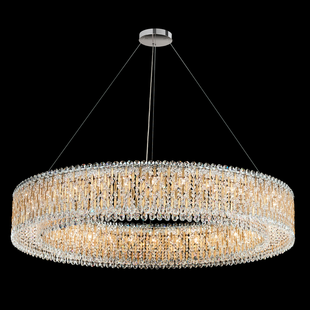 Sarella 32 Light 120V Pendant in Heirloom Gold with Radiance Crystal