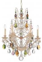 Schonbek 1870 5770-76H - Bordeaux 6 Light 120V Chandelier in Heirloom Bronze with Heritage Handcut Crystal