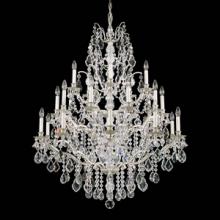 Schonbek 1870 5775-22L - Bordeaux 25 Light 110V Chandelier in Heirloom Gold with Clear Legacy Crystal