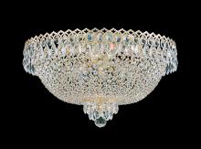 Schonbek 1870 2618-40O - Camelot 6 Light 120V Flush Mount in Polished Silver with Clear Optic Crystal