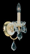 Schonbek 1870 1701-23 - Century 1 Light 120V Wall Sconce in Etruscan Gold with Heritage Handcut Crystal