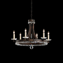 Schonbek 1870 ER1006N-06S - Early American 6 Lights 110V Chandelier in White with Clear Crystals from Swarovski