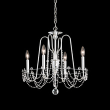 Schonbek 1870 AR1004N-40O - Esmery 4 Light 120V Chandelier in Polished Silver with Optic Crystal