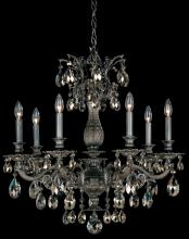 Schonbek 1870 5677-22H - Milano 7 Light 120V Chandelier in Heirloom Gold with Heritage Handcut Crystal