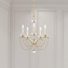 Schonbek 1870 BC7105N-51O - Priscilla 5 Light 120V Chandelier in Black with Optic Crystal