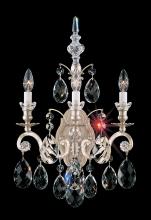 Schonbek 1870 3762-51 - Renaissance 3 Light 120V Wall Sconce in Black with Heritage Handcut Crystal