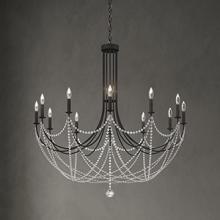 Schonbek 1870 RJ1012N-76H - Verdana 12 Light Chandelier In Heirloom Bronze With Clear Heritage Crystal