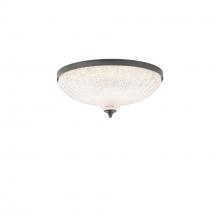 Schonbek 1870 S6016-702O - Roma 16IN LED 3000K/3500K/4000K 120V Flush Mount in Polished Chrome with Optic Crystal