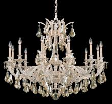 Schonbek 1870 6952-22H - Sophia 12 Light 120V Chandelier in Heirloom Gold with Heritage Handcut Crystal