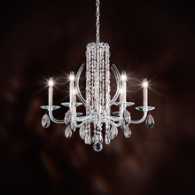 Schonbek 1870 RS8306N-51H - Siena 6 Light 120V Chandelier in Black with Heritage Handcut Crystal