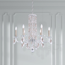 Schonbek 1870 RS83061N-401H - Siena 6 Light 120V Chandelier in Polished Stainless Steel with Heritage Handcut Crystal