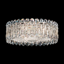 Schonbek 1870 RS8348N-48S - Sarella 3 Light 120V Flush Mount in Antique Silver with Clear Crystals from Swarovski