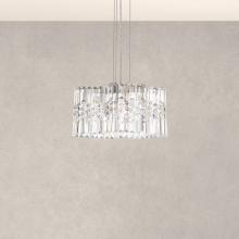 Schonbek 1870 SPU120N-SS1H - Selene LED 3000K 15" 110V Pendant in Stainless Steel with Clear Heritage Crystal