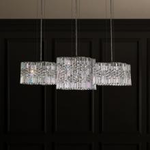 Schonbek 1870 SPU140N-SS1H - Selene LED 3000K 39" 110V Pendant in Stainless Steel with Clear Heritage Crystal