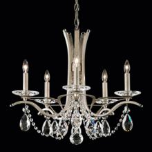 Schonbek 1870 VA8355N-76S - Vesca 5 Light 110V Chandelier in Heirloom Bronze with Clear Crystals From Swarovski®