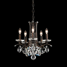 Schonbek 1870 VA8304N-76H - Vesca 5 Light 120V Chandelier in Heirloom Bronze with Clear Heritage Handcut Crystal