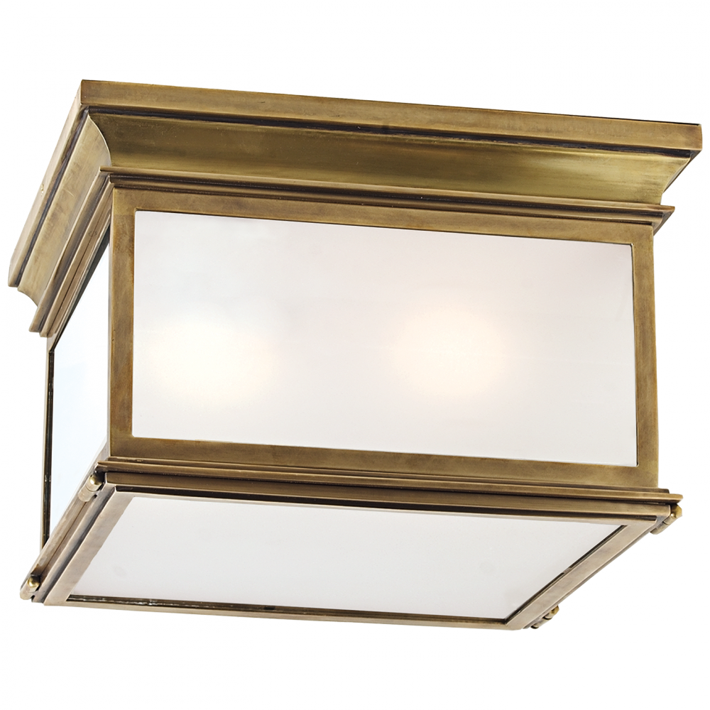 Club Large Square Flush Mount