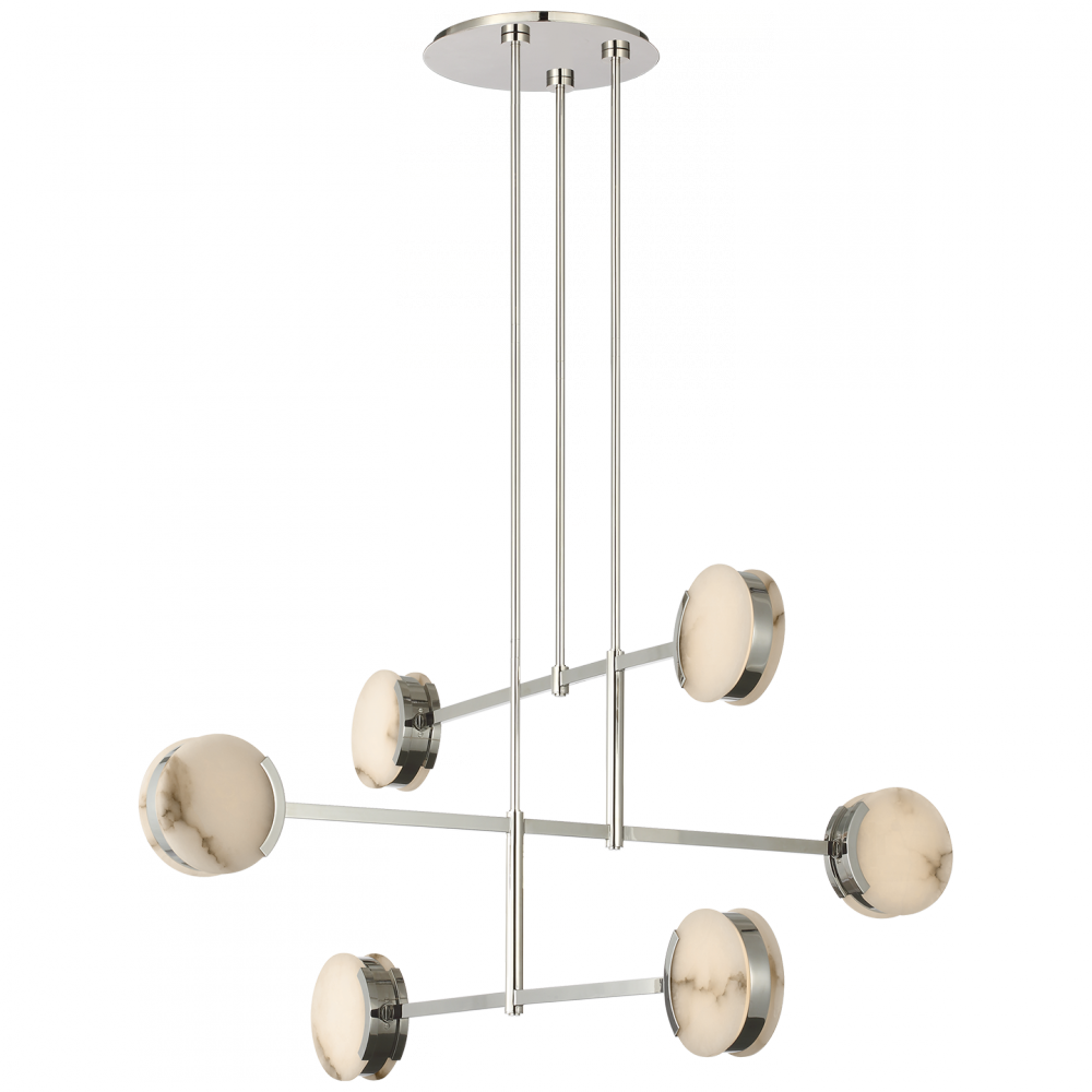 Melange 54&#34; Multi-Positional Chandelier