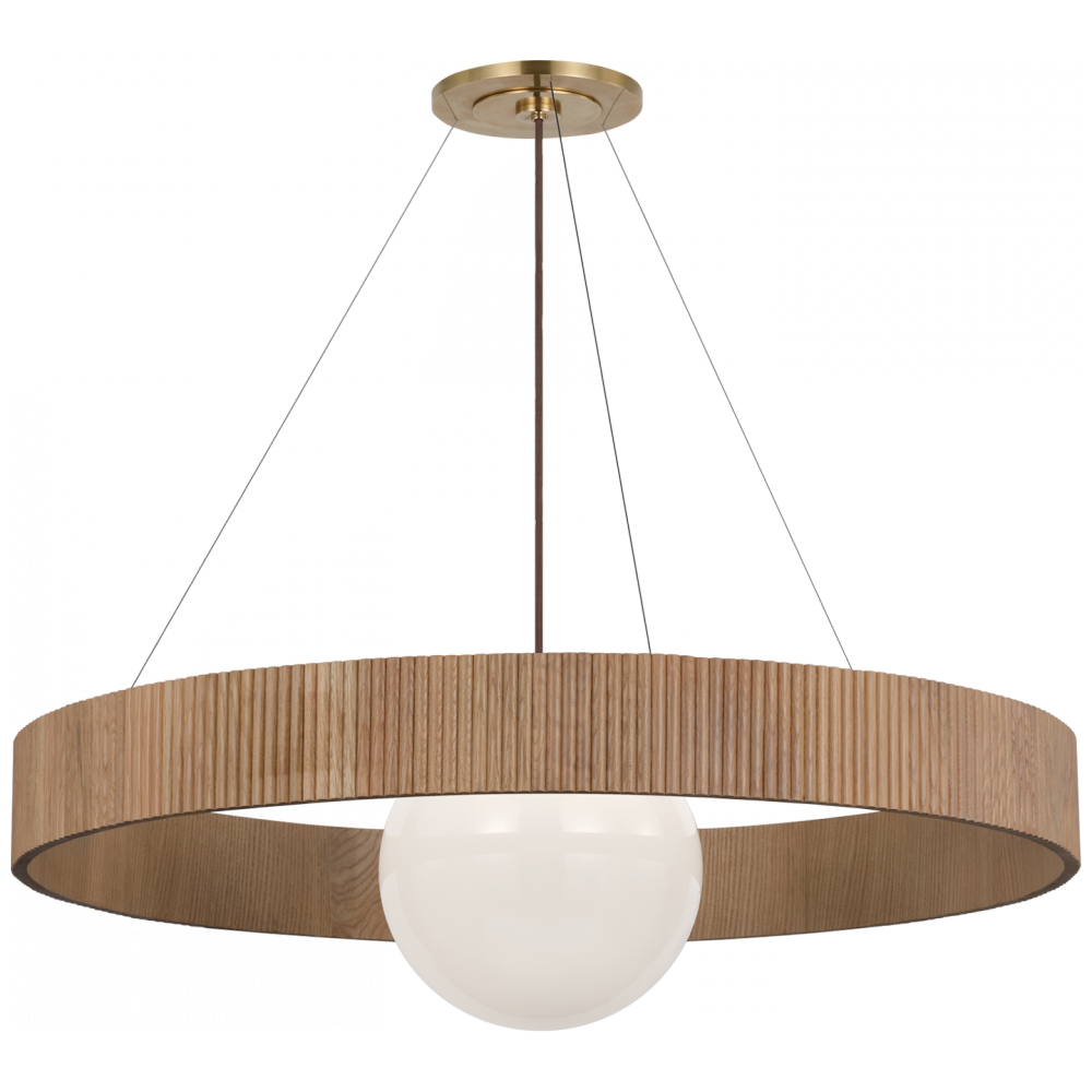 Arena 42&#34; Ring and Globe Chandelier