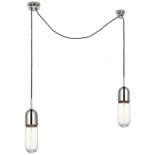 Visual Comfort & Co. Signature Collection TOB 5645PN-CG-2 - Junio 2-Light Chandelier