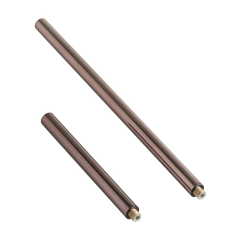 Brown Nickel Ext Pipe (1) 6&#34; and (1) 12&#34;