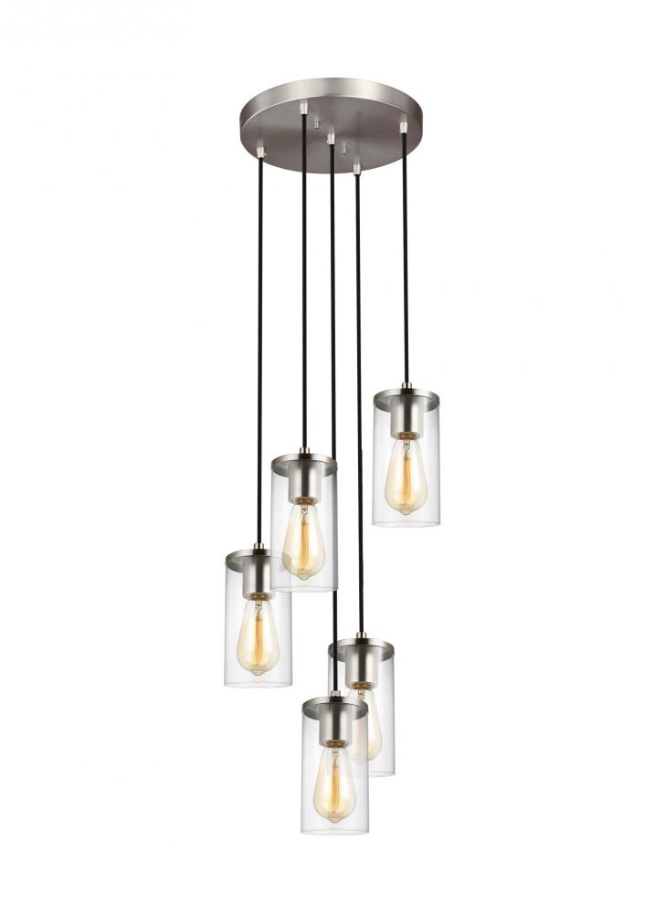 Towner Five Light Cluster Pendant