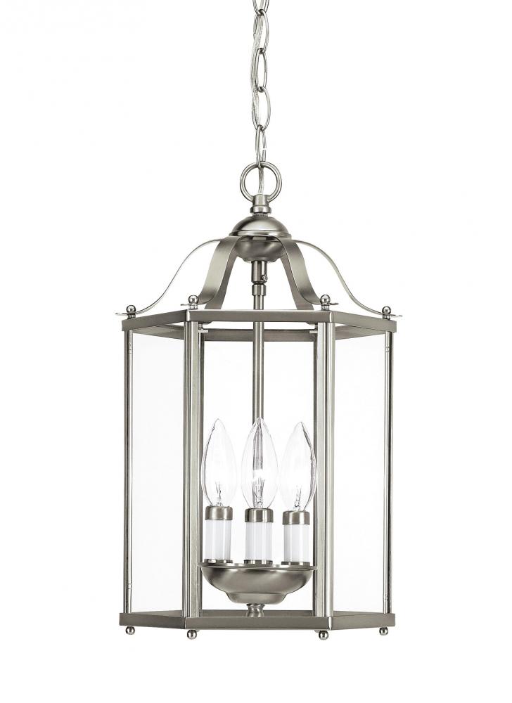 Bretton Three Light Semi-Flush Convertible Pendant