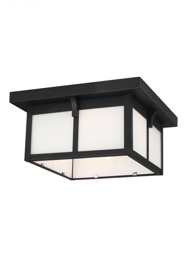 Tomek Two Light Outdoor Flush Mount