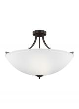 Generation Lighting 7716504EN3-710 - Geary Large Four Light Semi-Flush Convertible Pendant