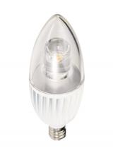 Generation Lighting 97440S - 4.5w 120V Clear B10 Candelabra Base LED 3000K