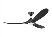 Visual Comfort & Co. Fan Collection 3MAVR60BKBKD - Maverick 60" LED Ceiling Fan