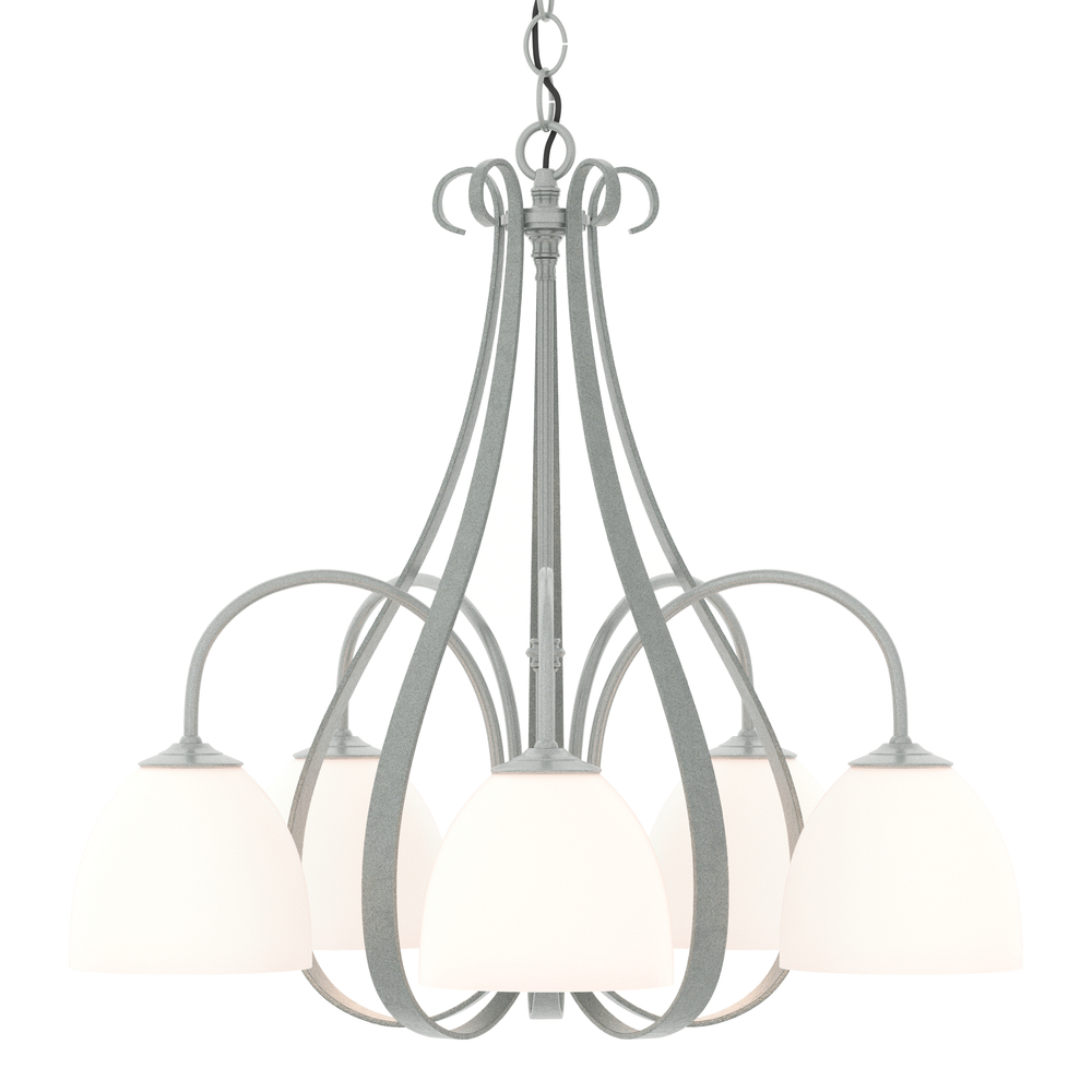 Sweeping Taper 5 Arm Chandelier