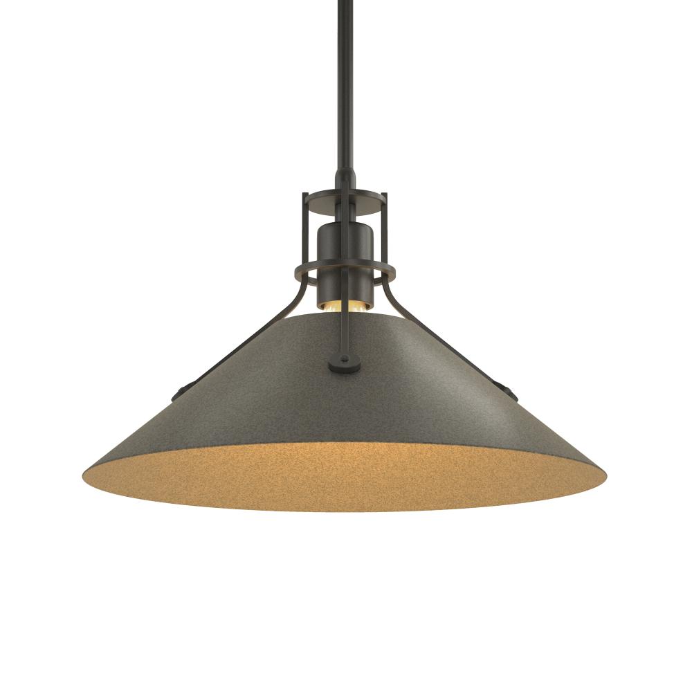 Henry Medium Steel Shade Pendant