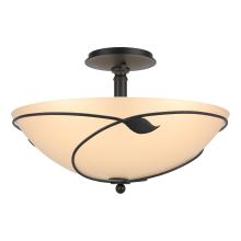 Hubbardton Forge 126732-SKT-10-SS0052 - Forged Leaves Large Semi-Flush