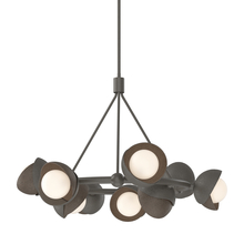 Hubbardton Forge 131068-SKT-MULT-07-05-GG0711 - Brooklyn 9-Light Double Shade Ring Pendant