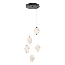 Hubbardton Forge 131137-SKT-LONG-89-WP0754 - Chrysalis 5-Light Small Crystal Pendant