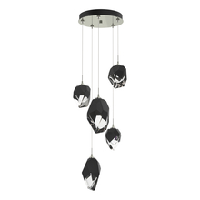 Hubbardton Forge 131139-SKT-STND-85-BP0756 - Chrysalis 5-Light Mixed Crystal Pendant