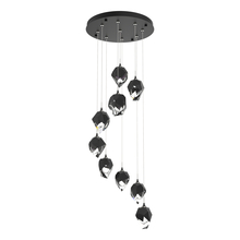 Hubbardton Forge 131140-SKT-STND-10-BP0754 - Chrysalis 9-Light Small Crystal Pendant