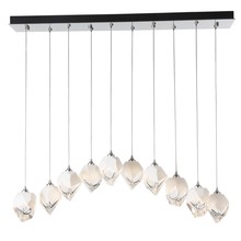 Hubbardton Forge 131143-SKT-LONG-85-WP0754 - Chrysalis 10-Light Small Crystal Pendant