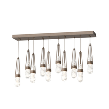 Hubbardton Forge 131200-SKT-STND-05-YJ0434 - Link 10-Light Blown Glass Pendant