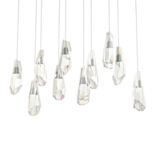 Hubbardton Forge 131201-SKT-LONG-20-CR - Luma 10-Light Large Crystal Pendant