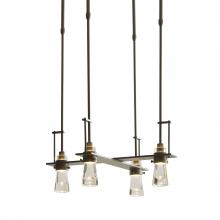 Hubbardton Forge 137720-SKT-STND-07-ZM0343 - Erlenmeyer 4 Light Pendant