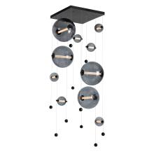 Hubbardton Forge 139051-LED-STND-10-YL0694 - Abacus 10-Light Square LED Pendant