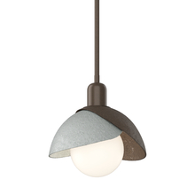 Hubbardton Forge 181183-SKT-MULT-05-82 - Brooklyn Double Shade Mini Pendant