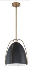 Kendal PF120-BLK/BRS - 1 LIGHT PENDANT