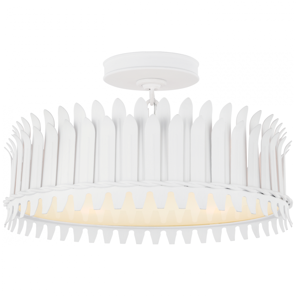 Leslie 16&#34; Semi-Flush